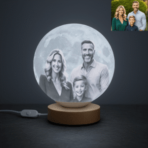 Gepersonaliseerde Maanlamp - Met Snoer 1 Gepersonaliseerde Maanlamp - Met Snoer