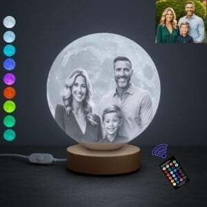 Gepersonaliseerde Maanlamp - Met Snoer