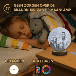 Gepersonaliseerde Maanlamp - Met Snoer