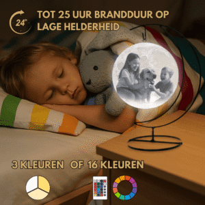 Gepersonaliseerde Maanlamp met Ophangbeugel