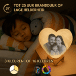 Gepersonaliseerde Maanlamp - Hart