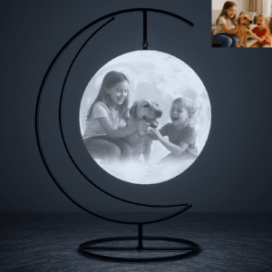 Gepersonaliseerde Maanlamp met Ophangbeugel (1) (1) Gepersonaliseerde Maanlamp met Ophangbeugel