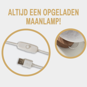 Gepersonaliseerde Maanlamp Cadeau