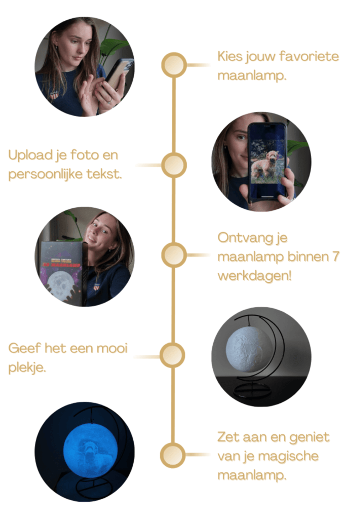 Personaliseer nu je eigen maanlamp bij MVP Shop